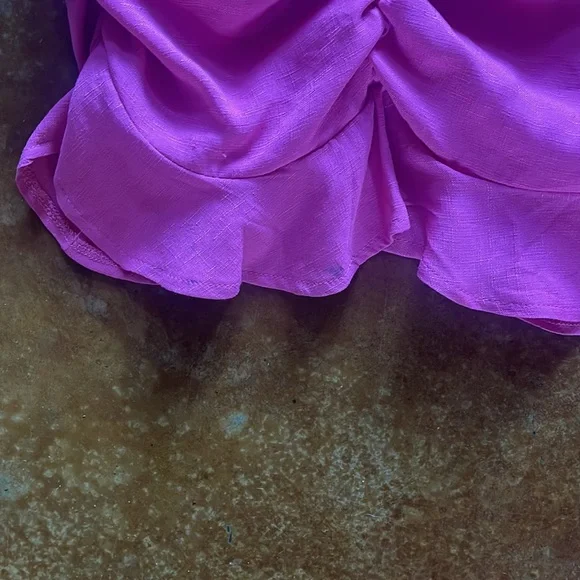 Pink Ruffle Off-The-Shoulder Top - Picture 5 of 5